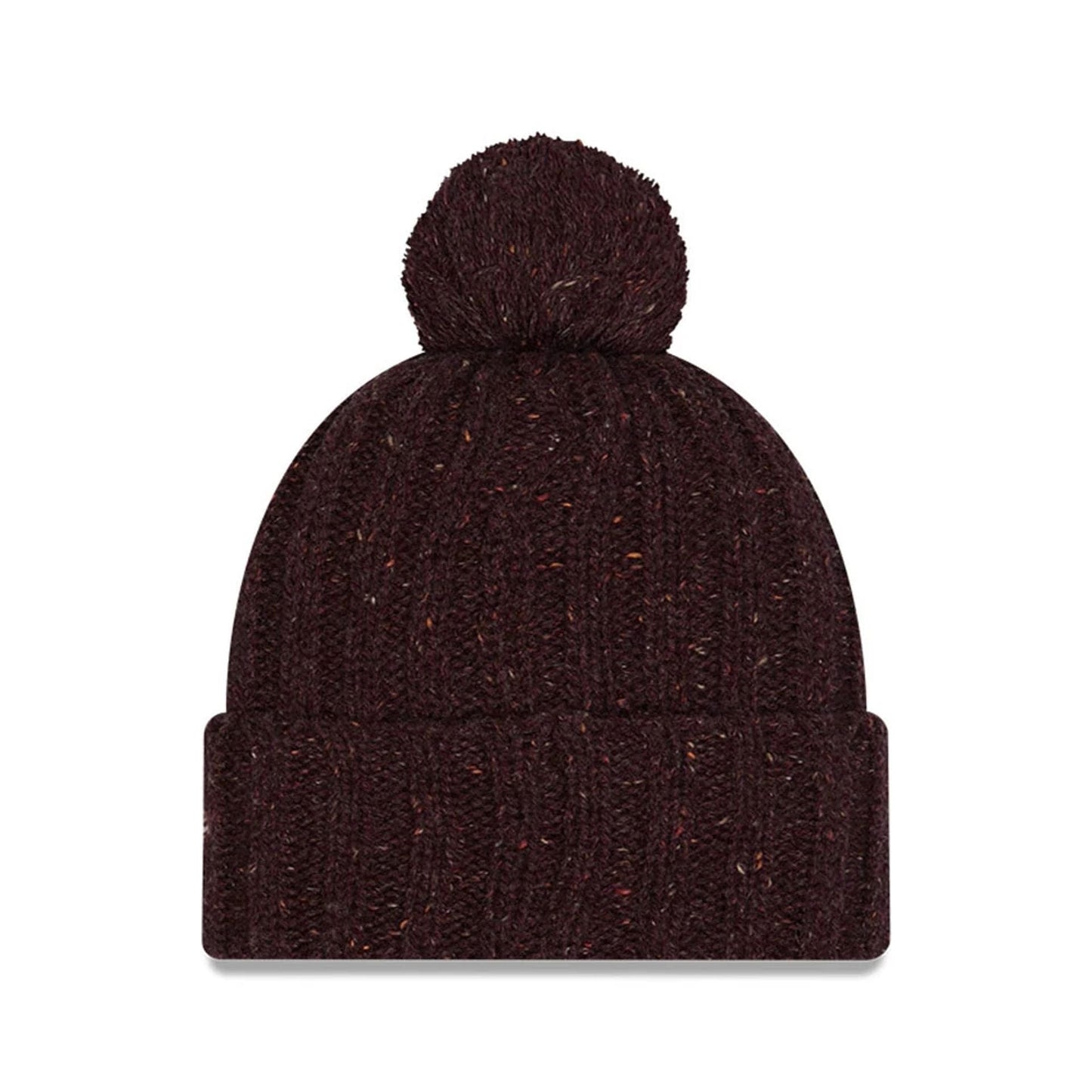 Pictured is this A Christmas Story Cuff knit Beanie hat in open brown. 3