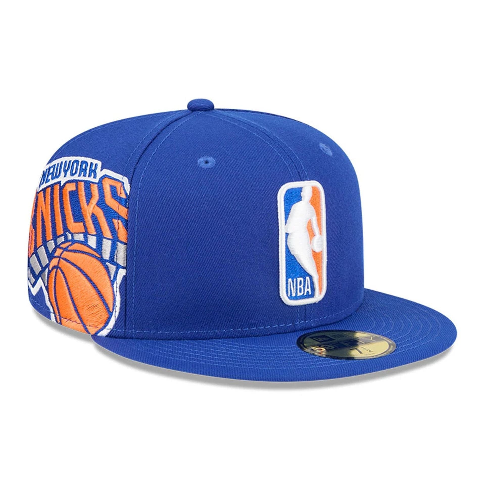 Pictured is this NBA All Star Game 2026 New York Knicks 59FIFTY Fitted cap in blue. 1