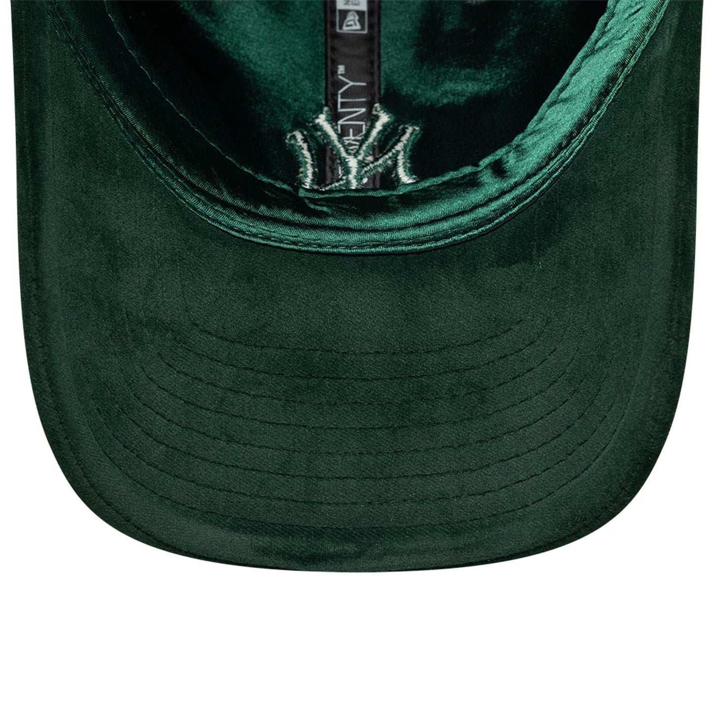 This is a New York Yankees MLB Velour Dark Green 9TWENTY Bow Back Adjustable Cap 7