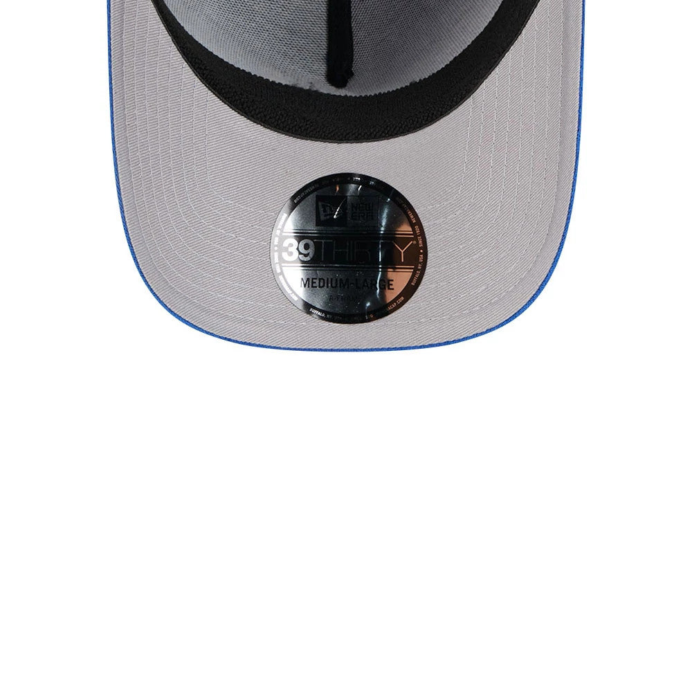 Pictured is this NFL Suede LA Rams 39THIRTY A-Frame Stretch Fit cap in Blue. 2