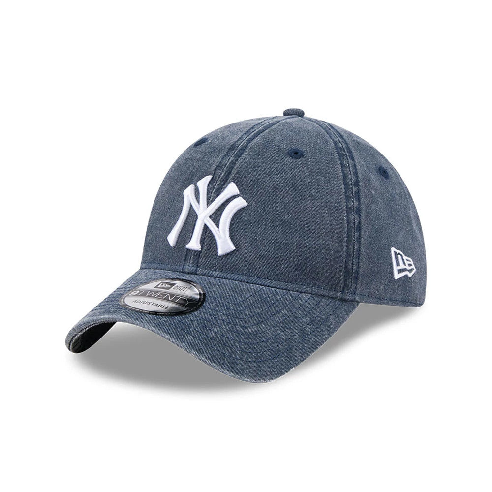 Pictured is this MLB Overwash New York Yankees 9TWENTY cap in dark blue. 1