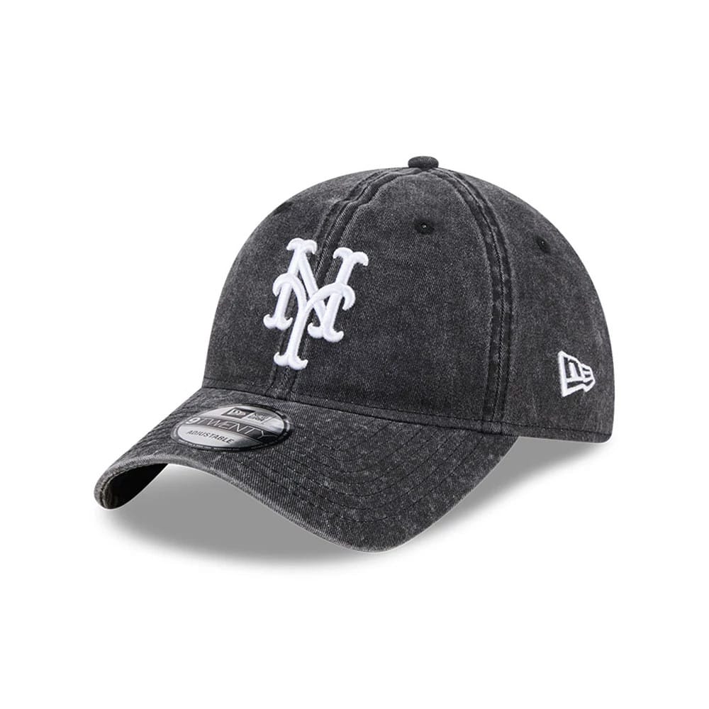Pictured is this MLB Overwash New York Mets 9TWENTY cap in black. 1