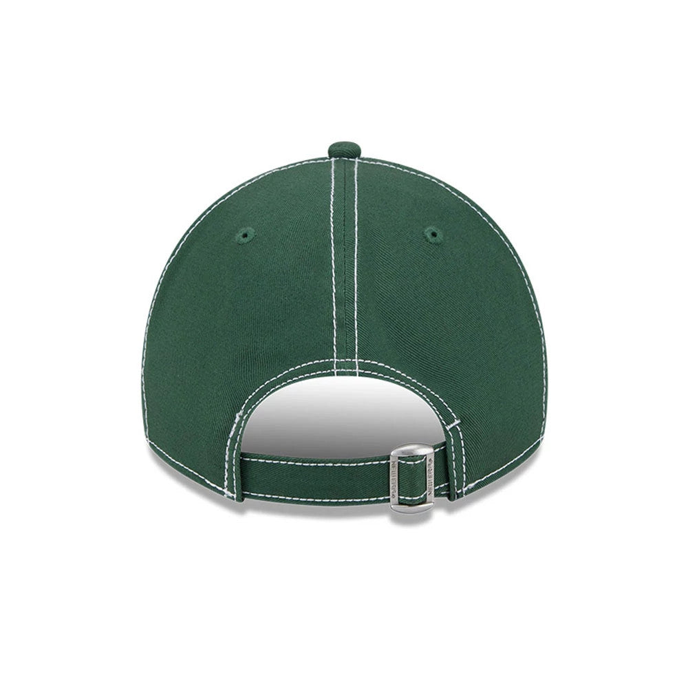 Pictured is this MLB Contrast New York Yankees 9TWENTY A-Frame cap in dark green. 4