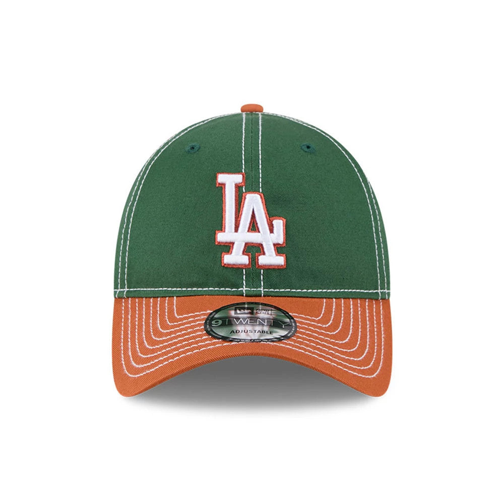 Pictured is this MLB 2Tone LA Dodgers 9TWENTY cap in dark green. 2