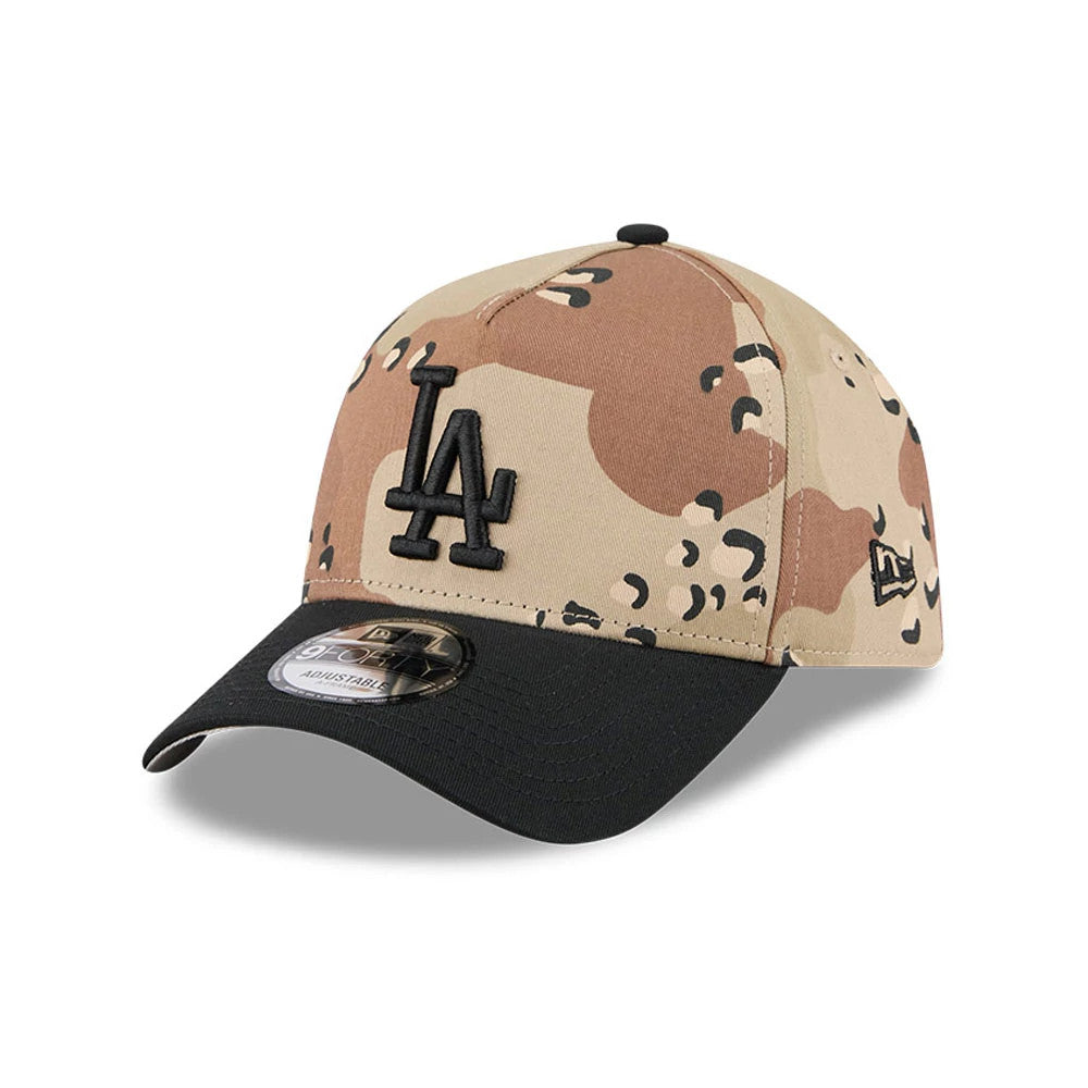 Pictured is this MLB Desert 2 Tone LA Dodgers 9FORTY A-Frame cap in beige. 1