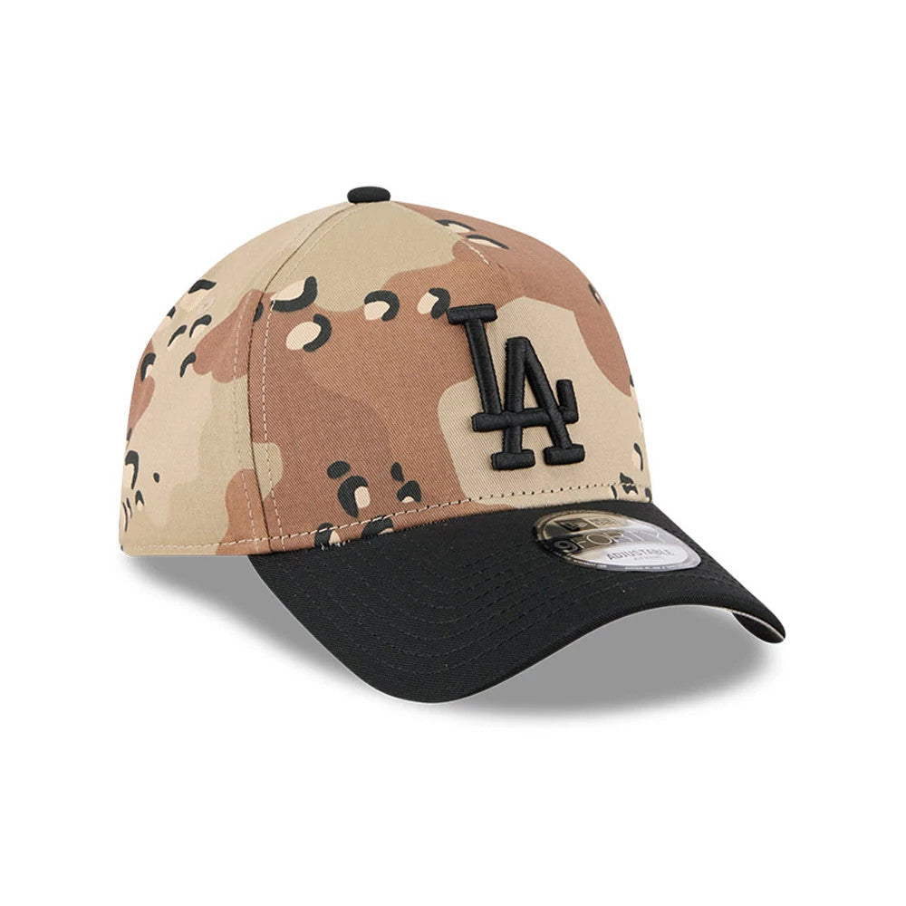 Pictured is this MLB Desert 2 Tone LA Dodgers 9FORTY A-Frame cap in beige. 4