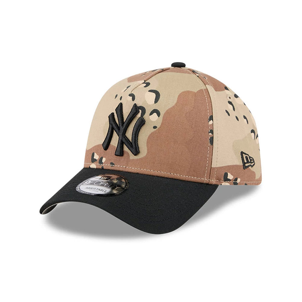 Pictured is this MLB Desert 2 Tone New York Yankees 9FORTY A-Frame cap in beige. 1