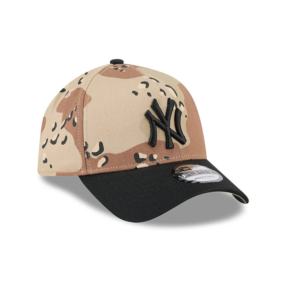 Pictured is this MLB Desert 2 Tone New York Yankees 9FORTY A-Frame cap in beige. 4