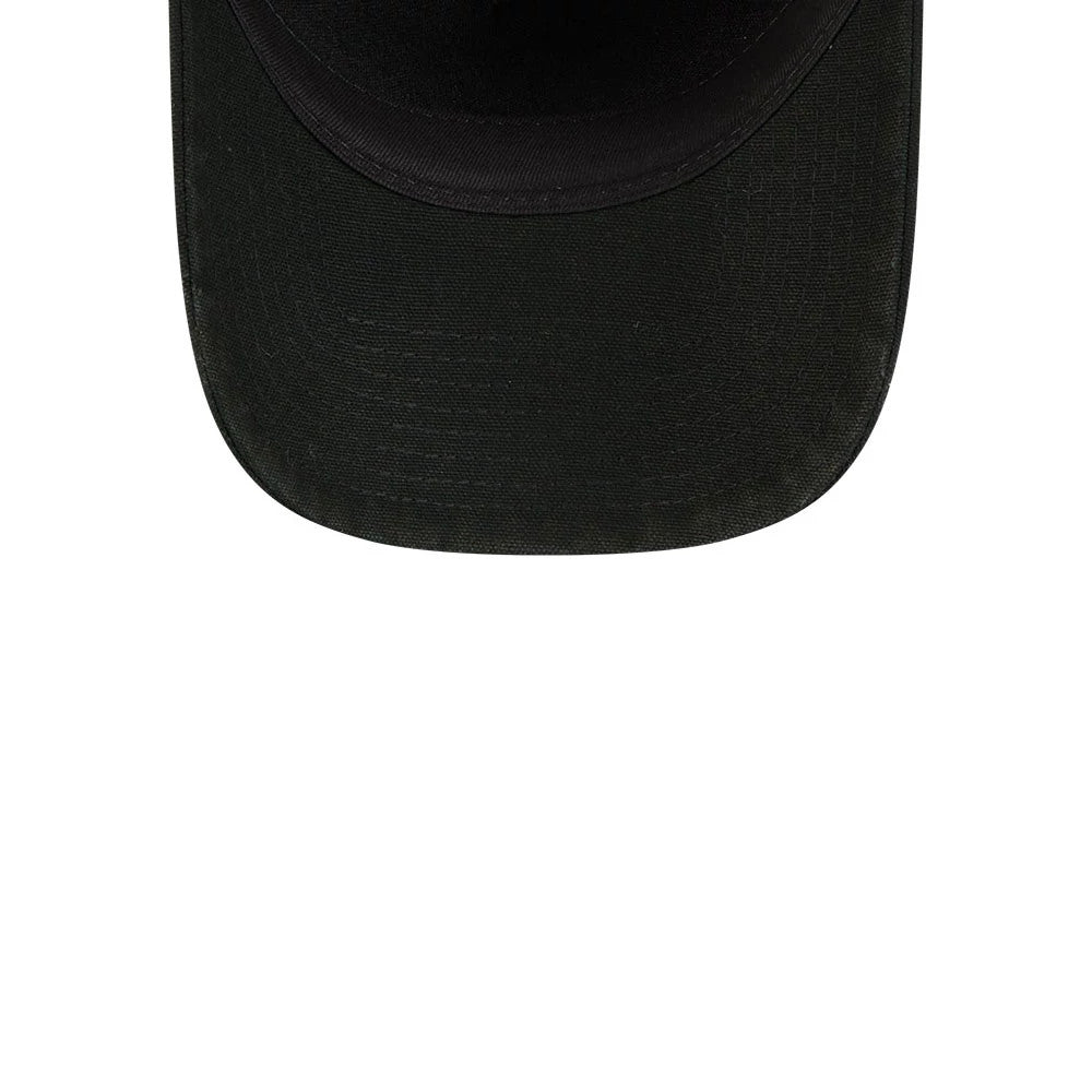 Pictured is this MLB Washed Canvas New York Yankees 9FORTY A-Frame cap in black. 7