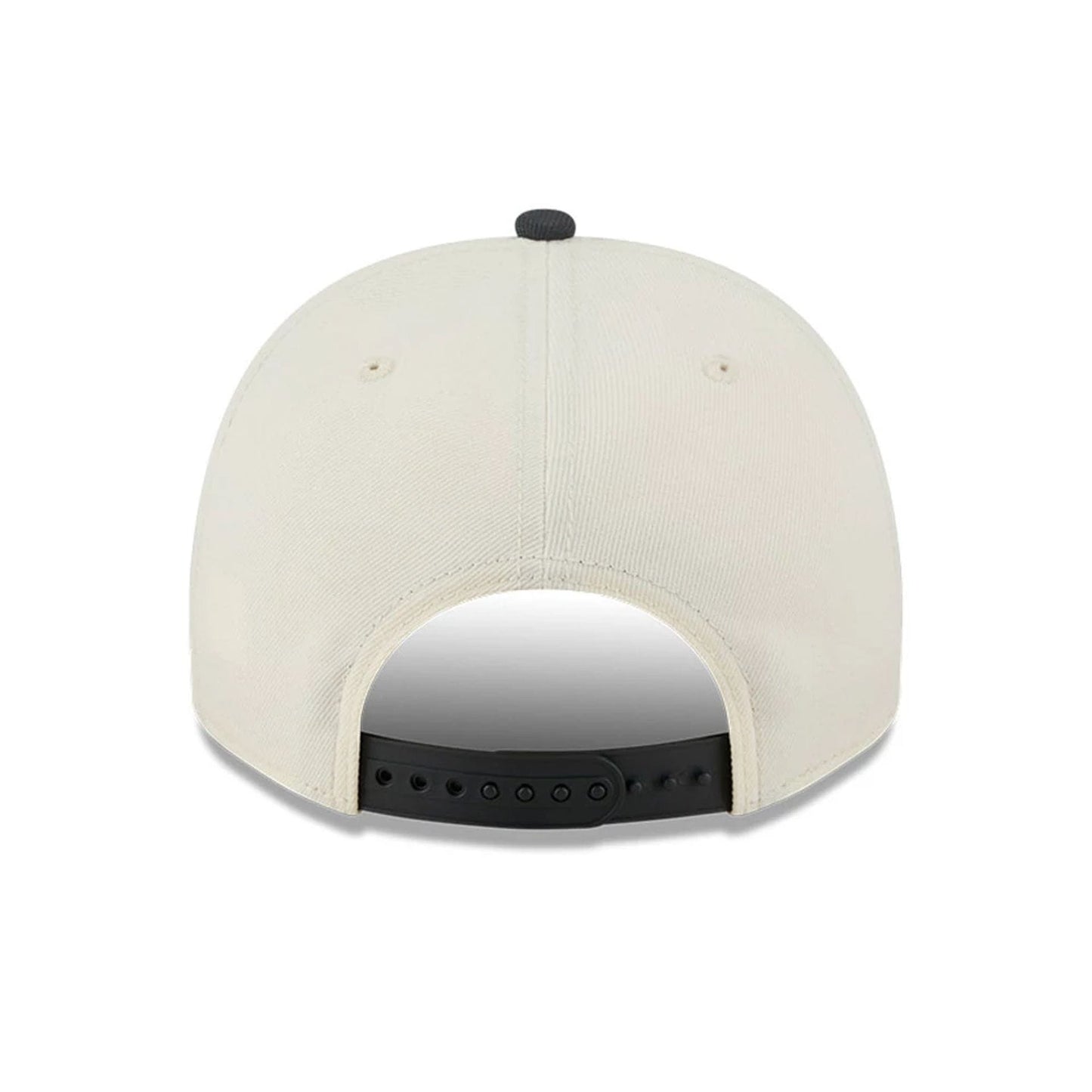 Pictured is this MLB Chrome New York Yankees 9FIFTY A-Frame Snapback cap in Cream. 7