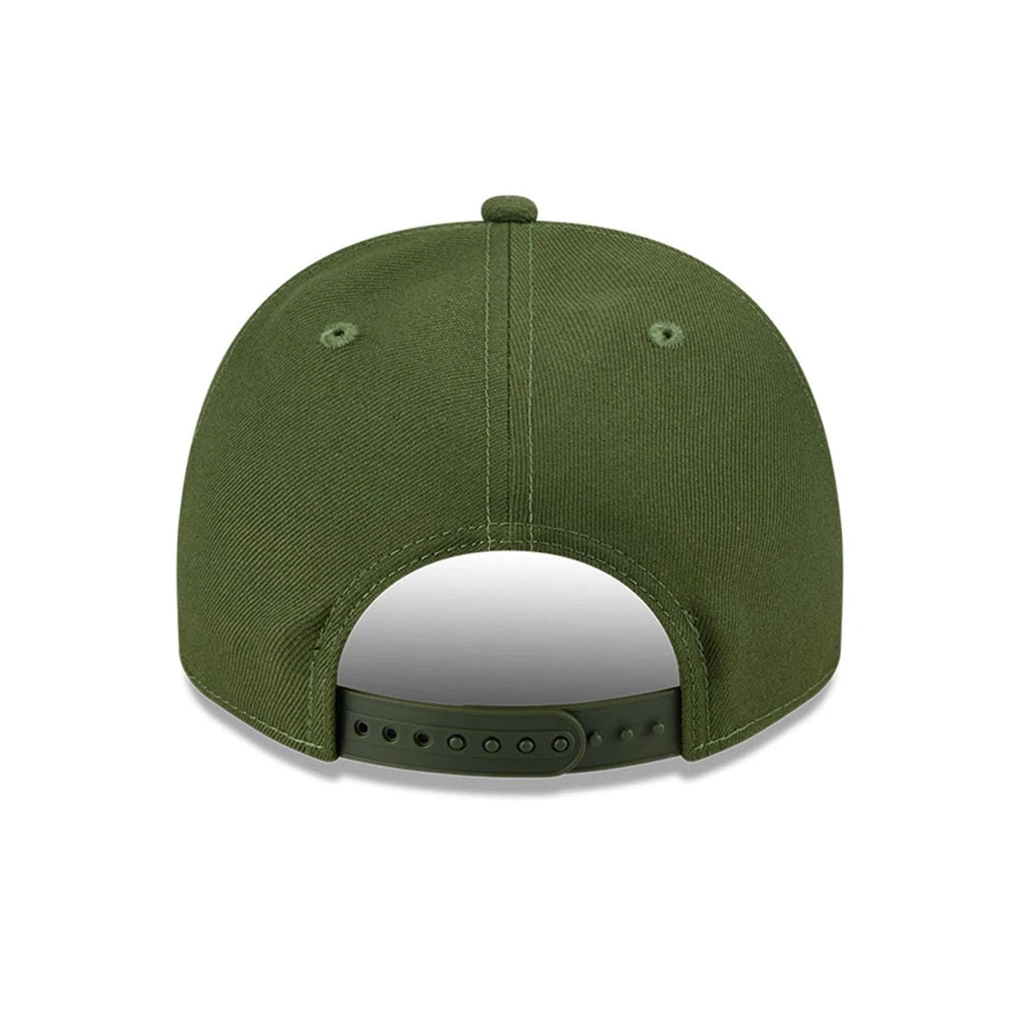 Pictured is this MLB Rifle Green LA Dodgers 9FIFTY A-Frame Snapback cap in dark green. 7