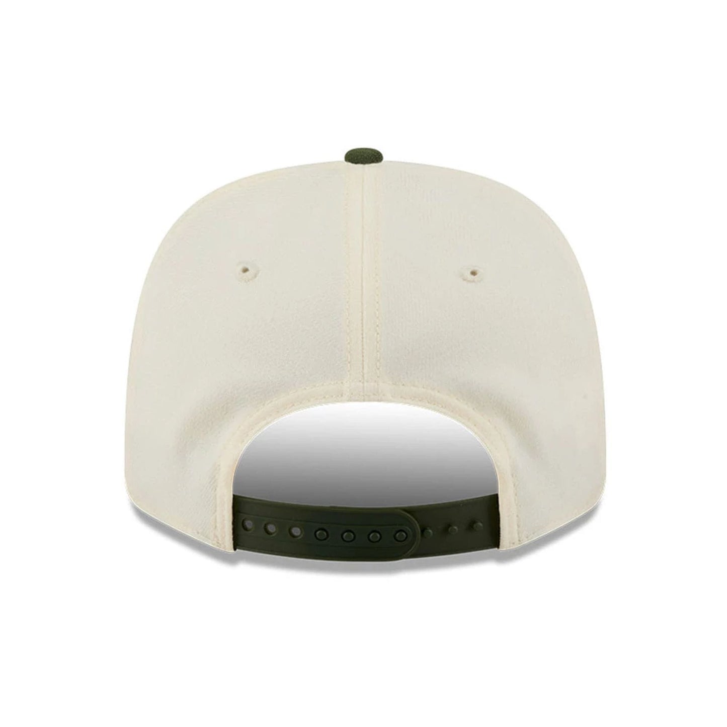 Pictured is this MLB Rifle Green LA Dodgers 9SEVENTY Stretch Snap cap in white. 7