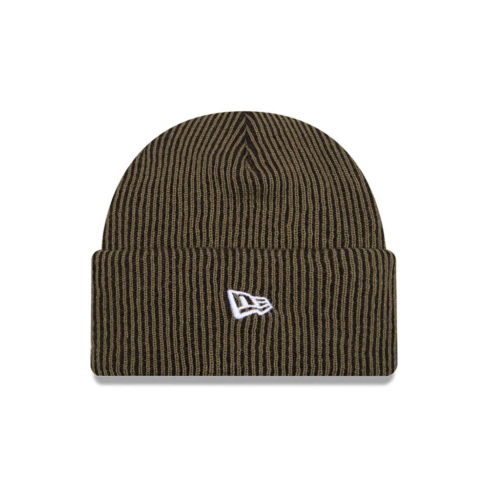 Pictured is this MLB Rib New York Yankees Cuff Knit Beanie hat in Dark Green. 3