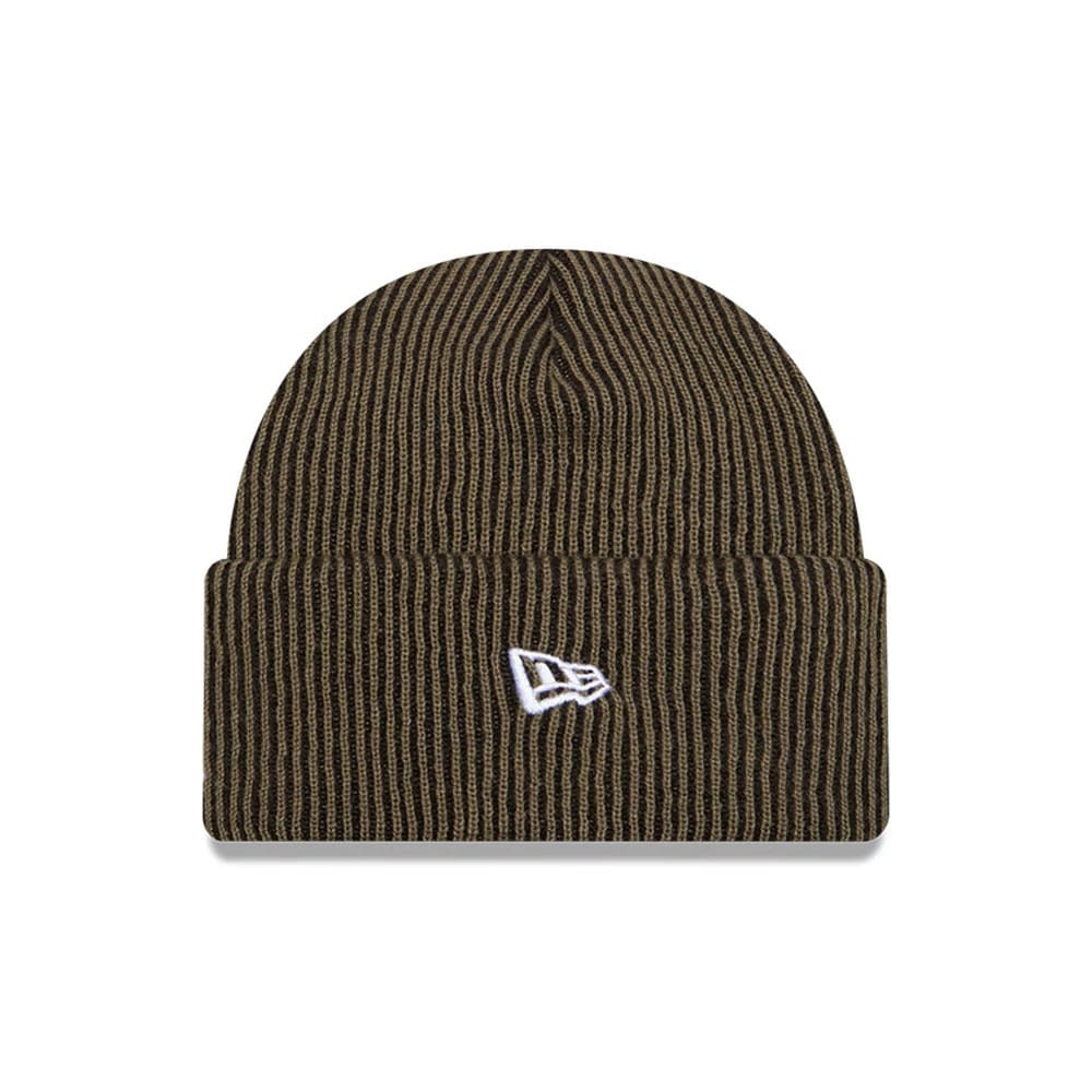 Pictured is this MLB Rib New York Yankees Cuff Knit Beanie hat in Dark Green. 3
