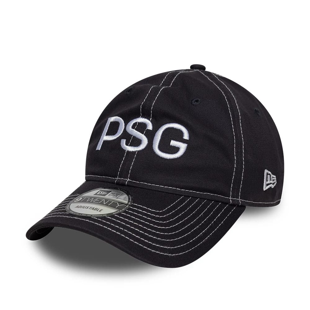 Pictured is this Pop Stitch Paris Saint-Germain 9TWENTY cap in navy. 1