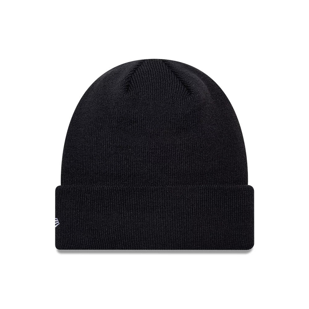 This is a FC Barcelona Core Navy Cuff knit Beanie Hat 2