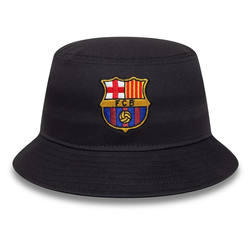 This is a FC Barcelona Core Navy Bucket Hat 2