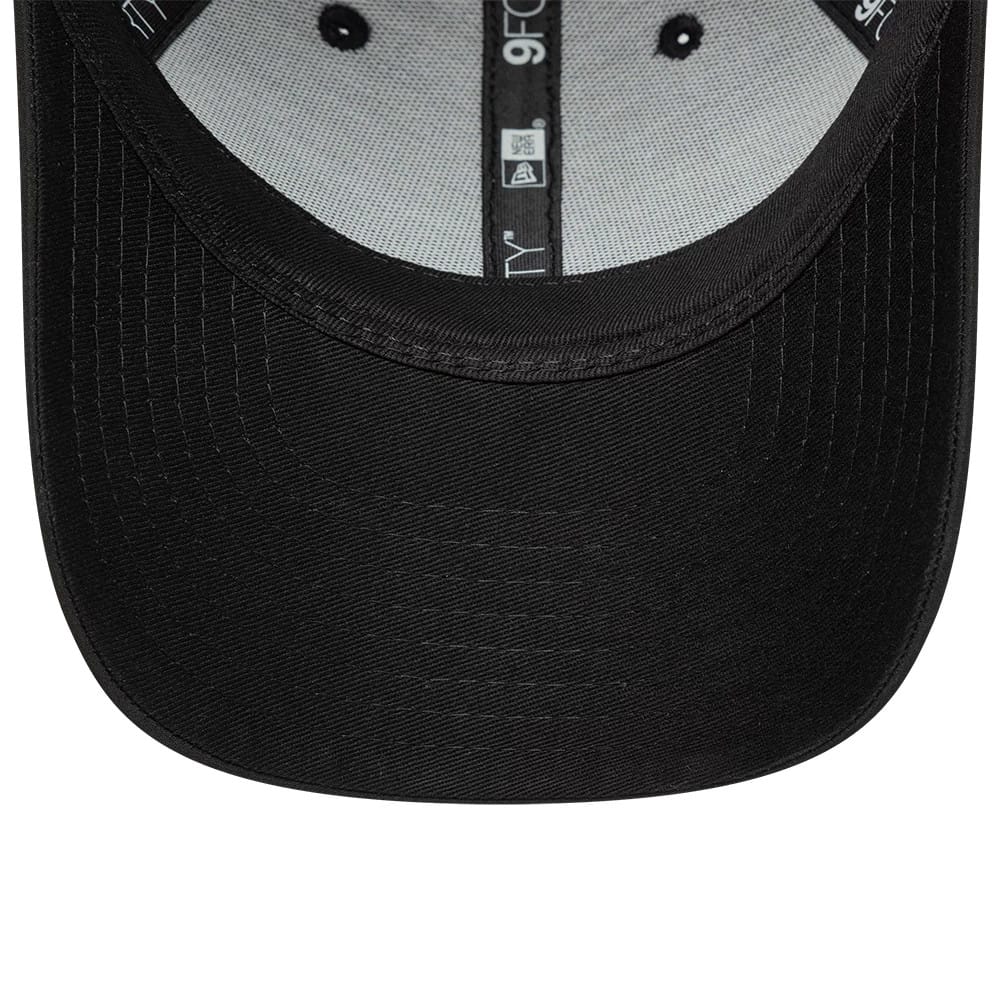 This is a FC Barcelona Youth Black Gold Black 9FORTY Adjustable Cap 5