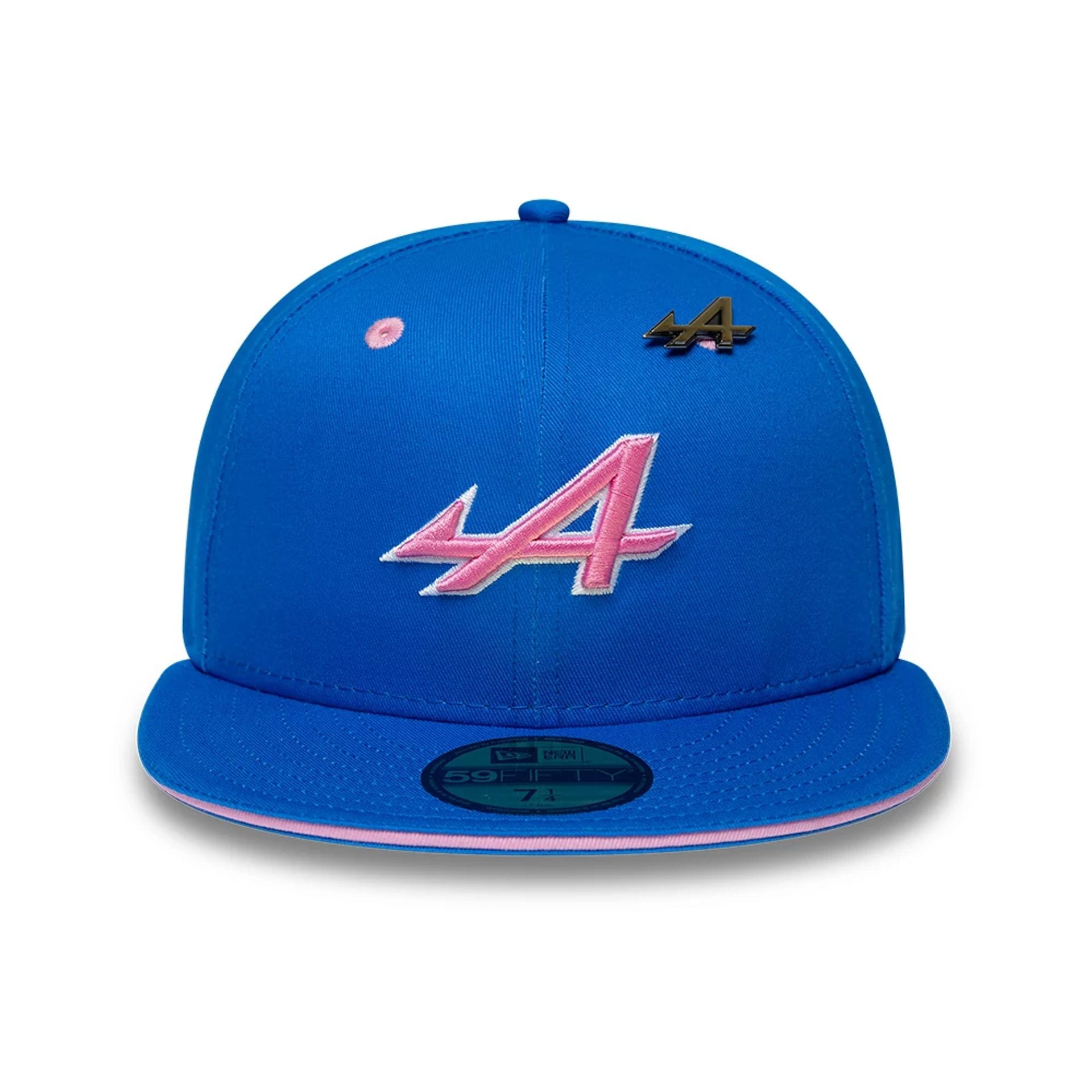 Pictured is this Alpine Racing Summer League 59FIFTY Fitted cap in blue. 2
