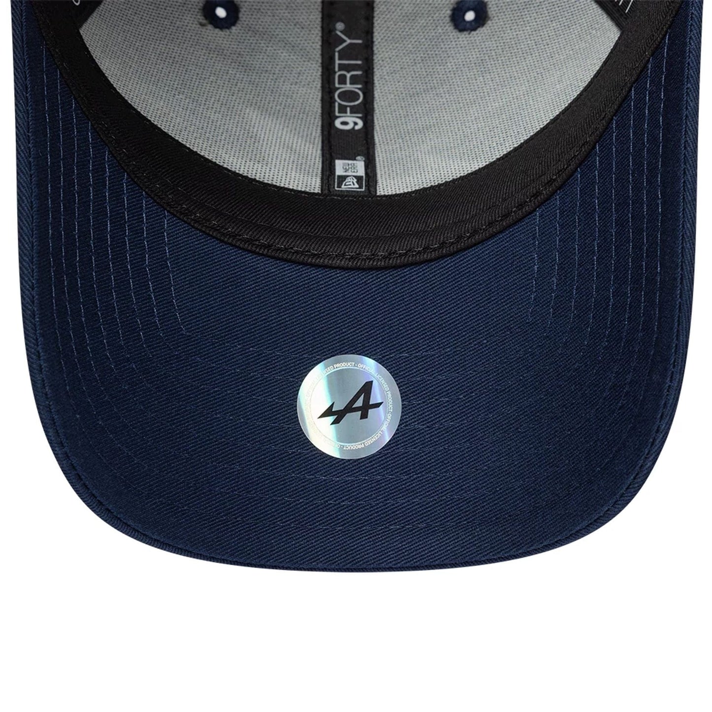Pictured is this Essential Alpine Racing 9FORTY Adjustable cap in Navy. 7
