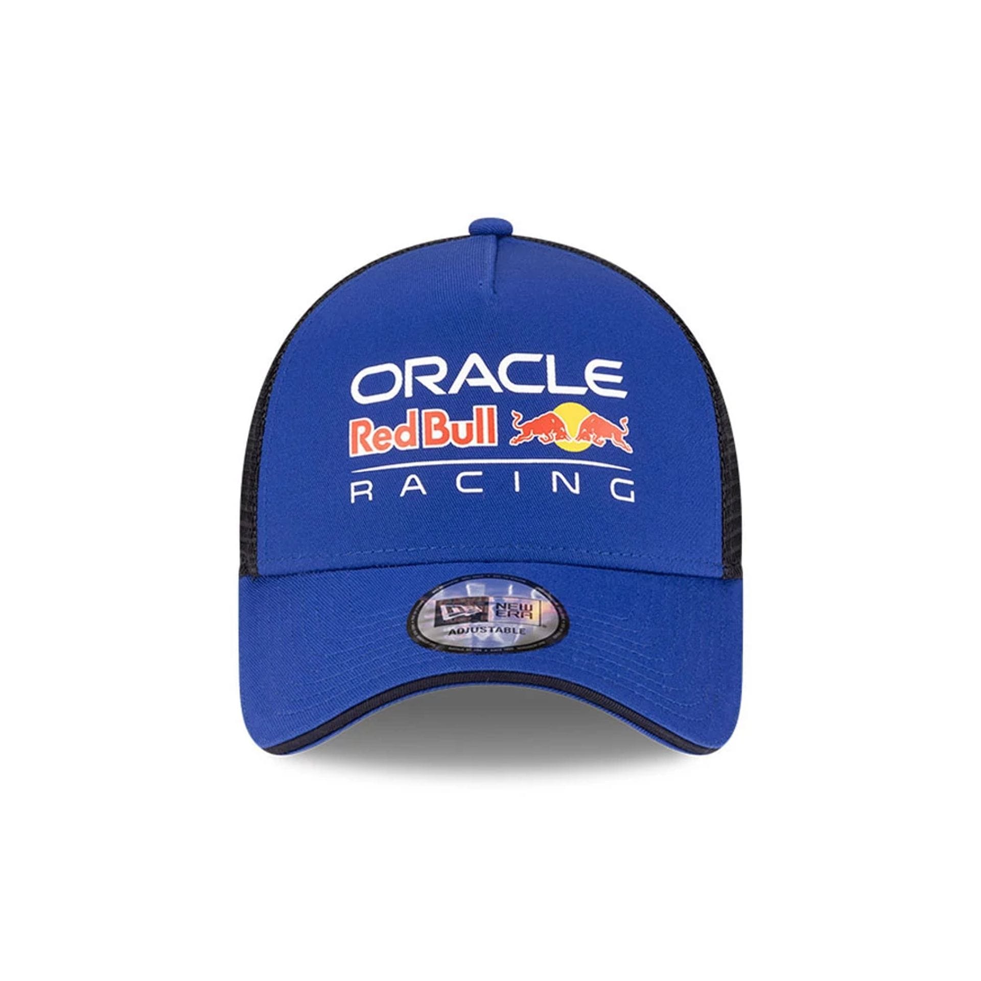 Pictured is this Essential Red Bull Racing 9FORTY A-Frame Trucker Adjustable cap in dark blue. 2