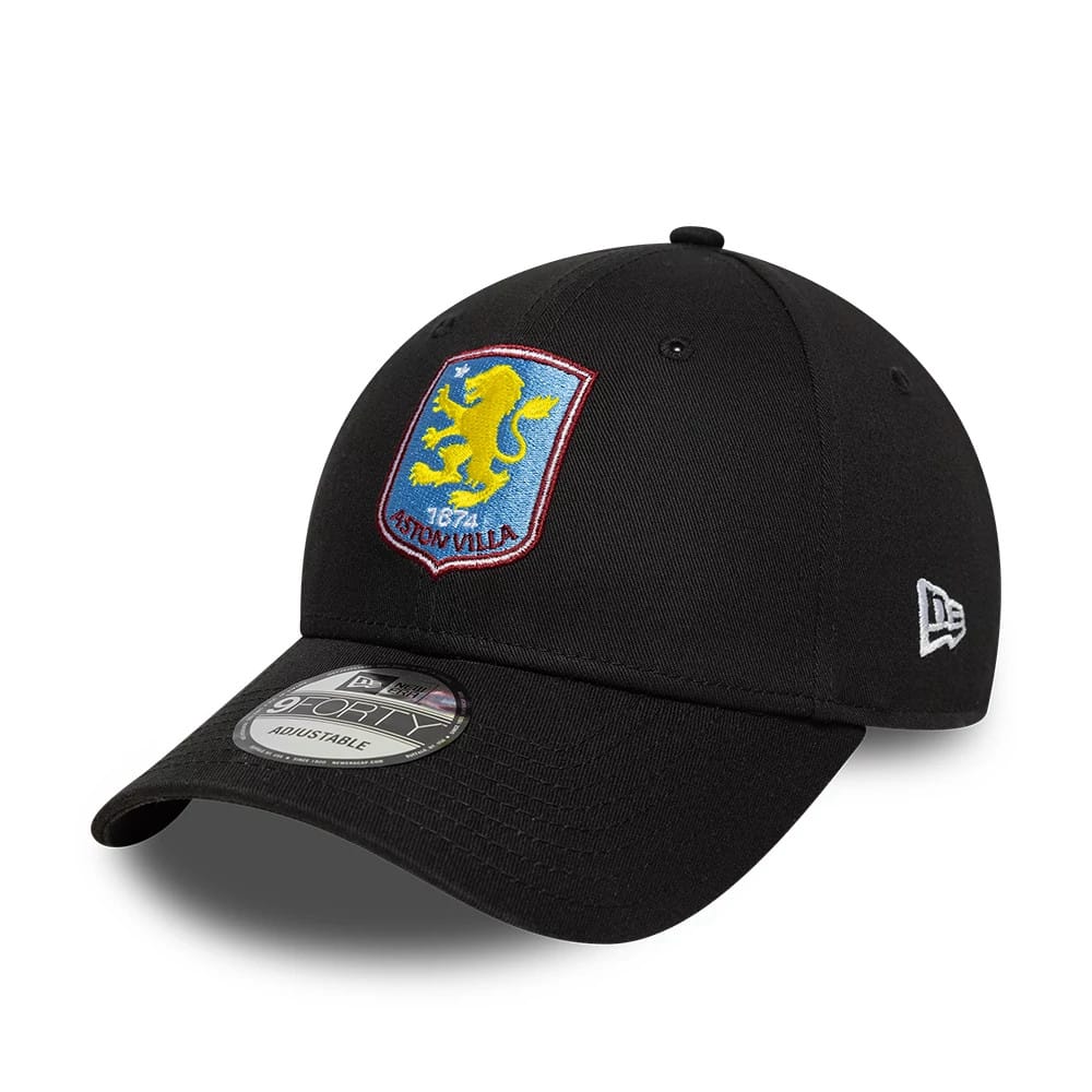 Pictured is this Core Aston Villa FC 9FORTY cap in black. 1