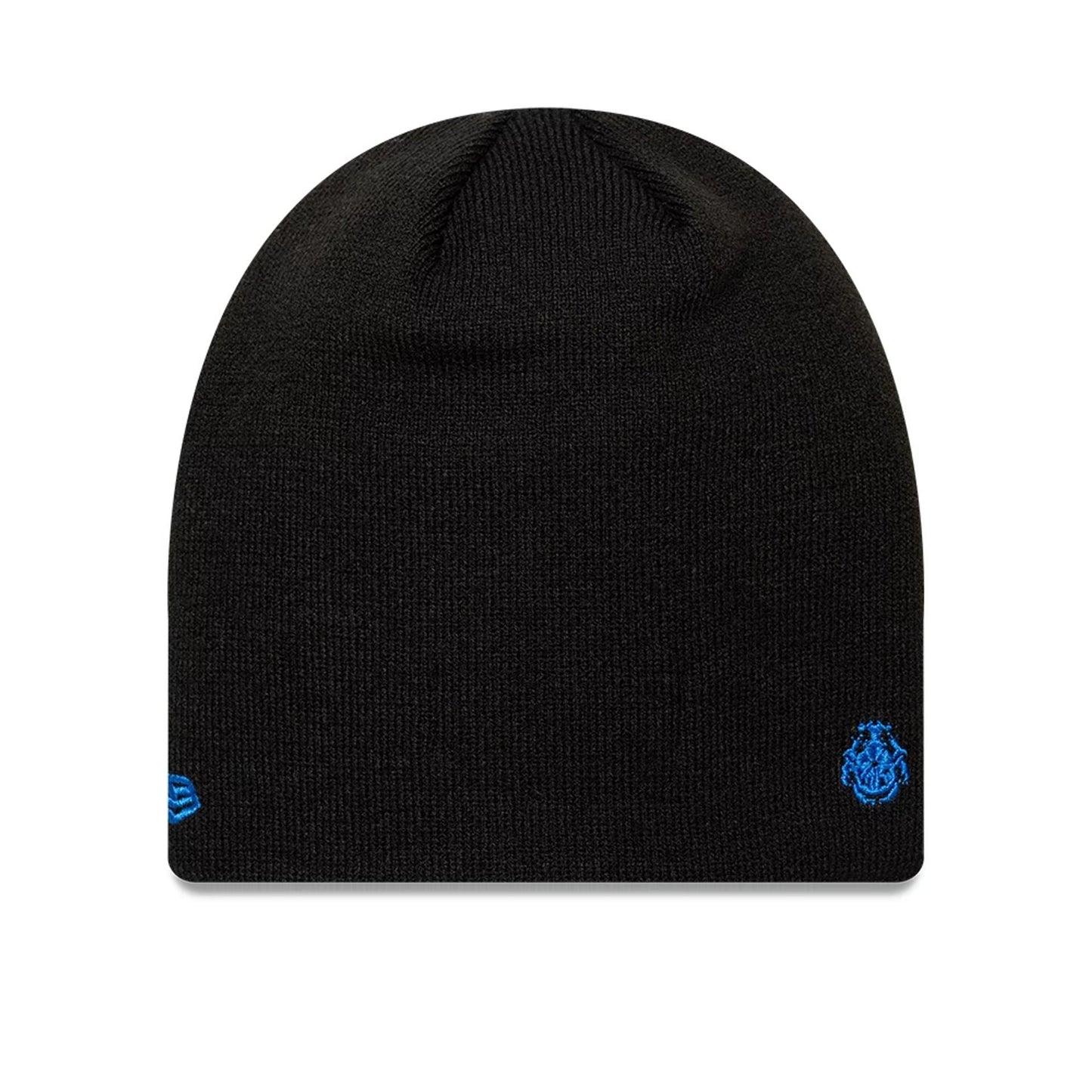 Pictured is this EDWIN x New Era Skull Knit Beanie hat in black. 2