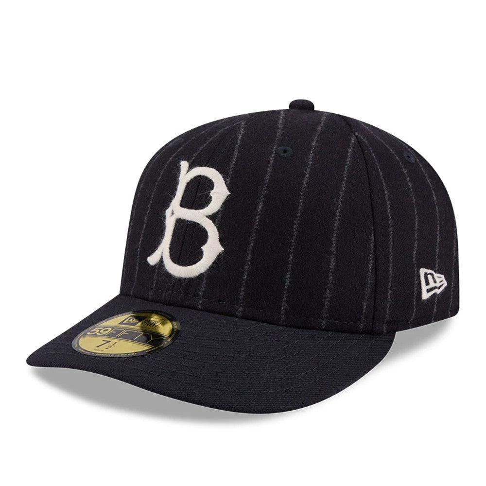 Pictured is this MLB X Moon Brooklyn Dodgers 59FIFTY Fitted cap in Navy. 4