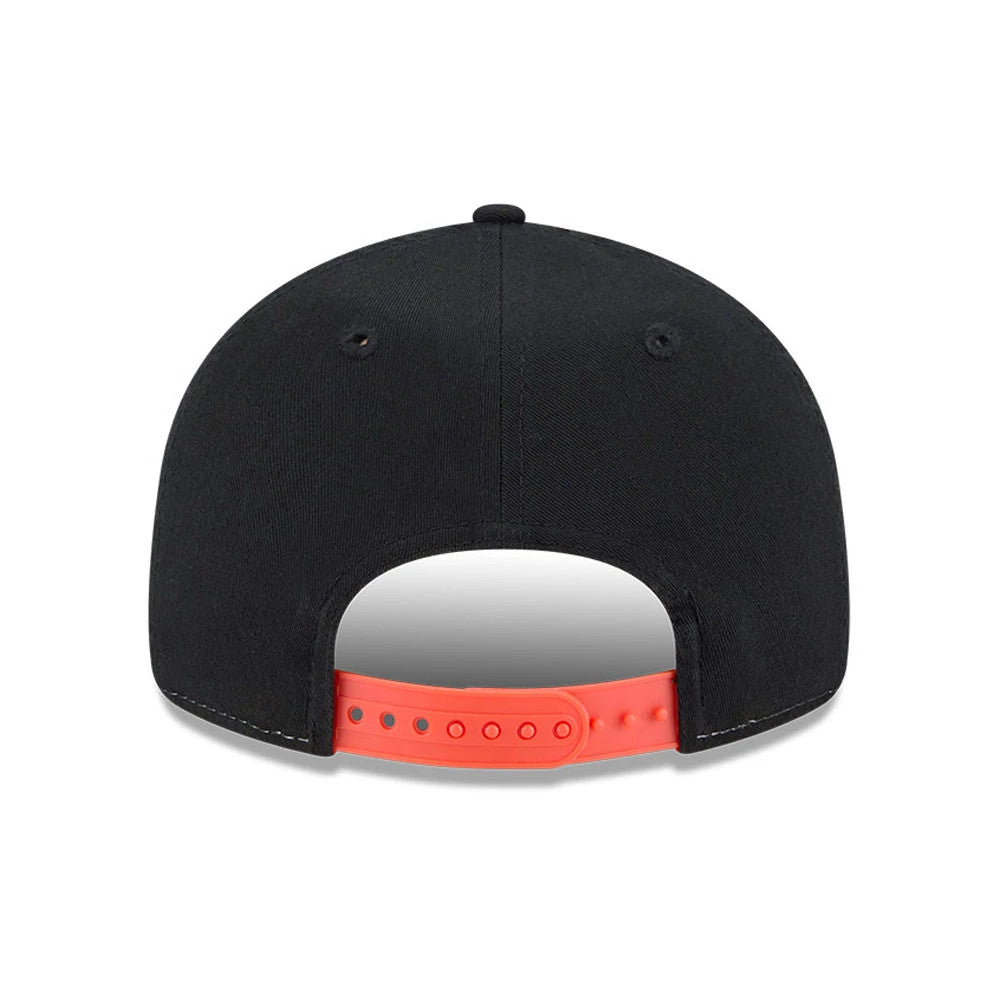 Pictured is this NHL Team Stripes Anaheim Ducks Retro Crown 9FIFTY cap in orange. 4