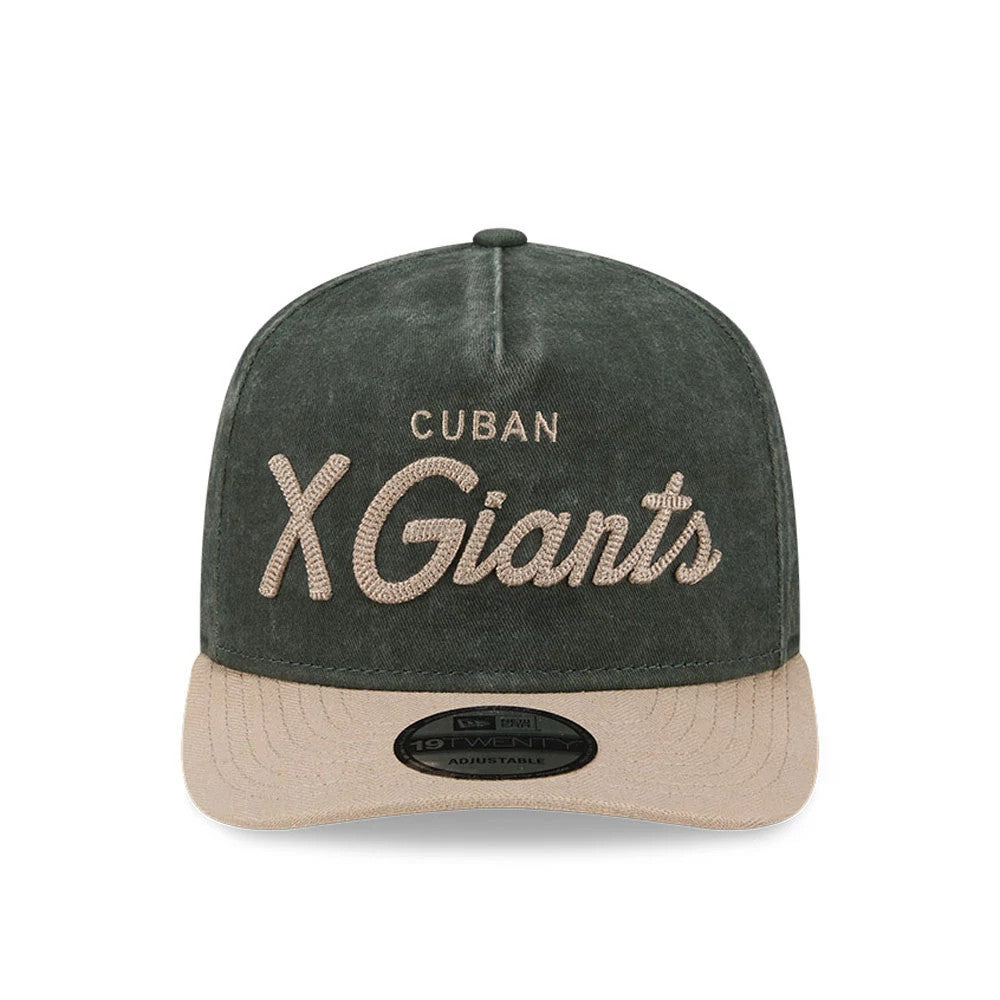 Pictured is this MLB Negro League Cuban X Giants 19TWENTY cap in dark green. 2