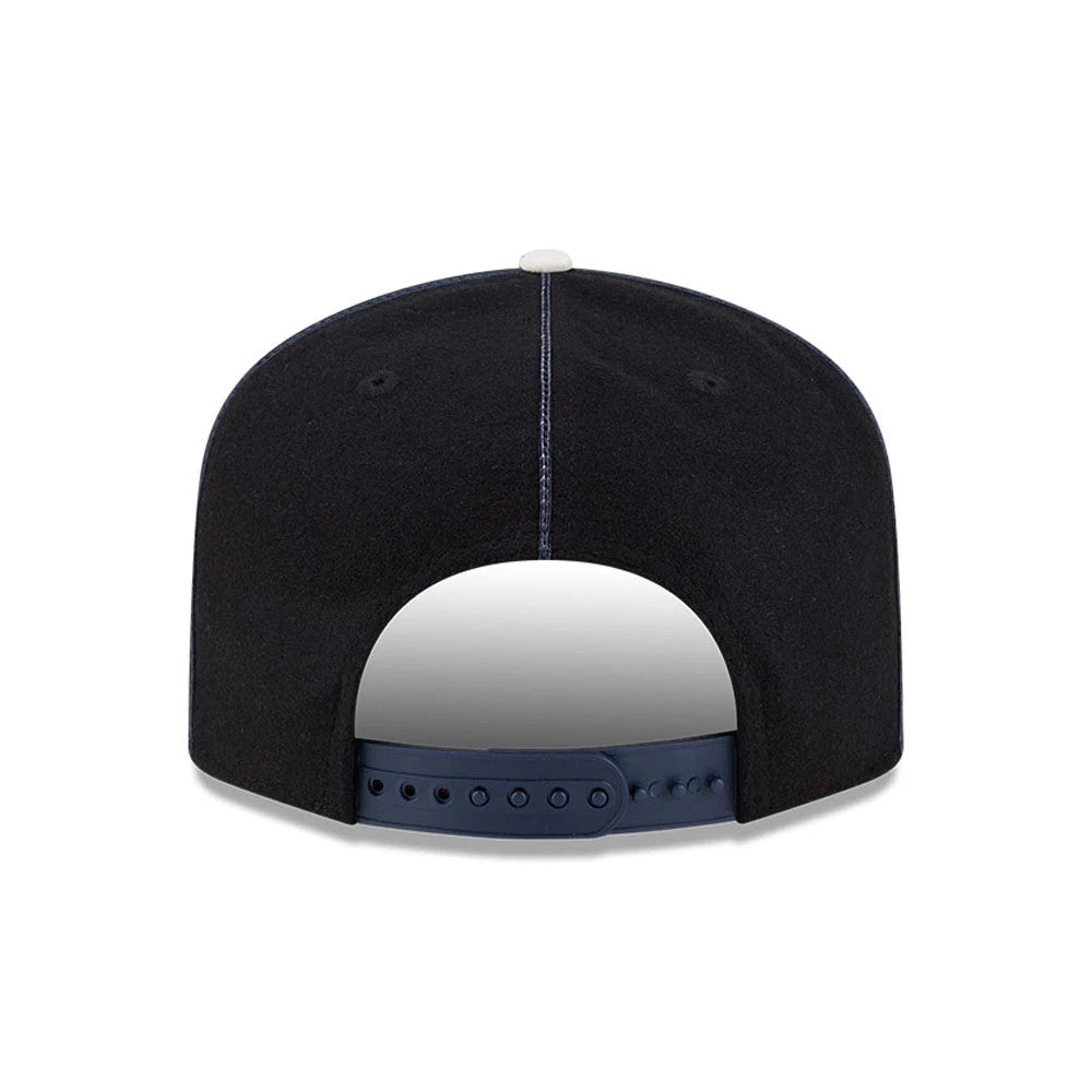 Pictured is this MLB Felt Logo Boston Red Sox 19TWENTY cap in navy. 7