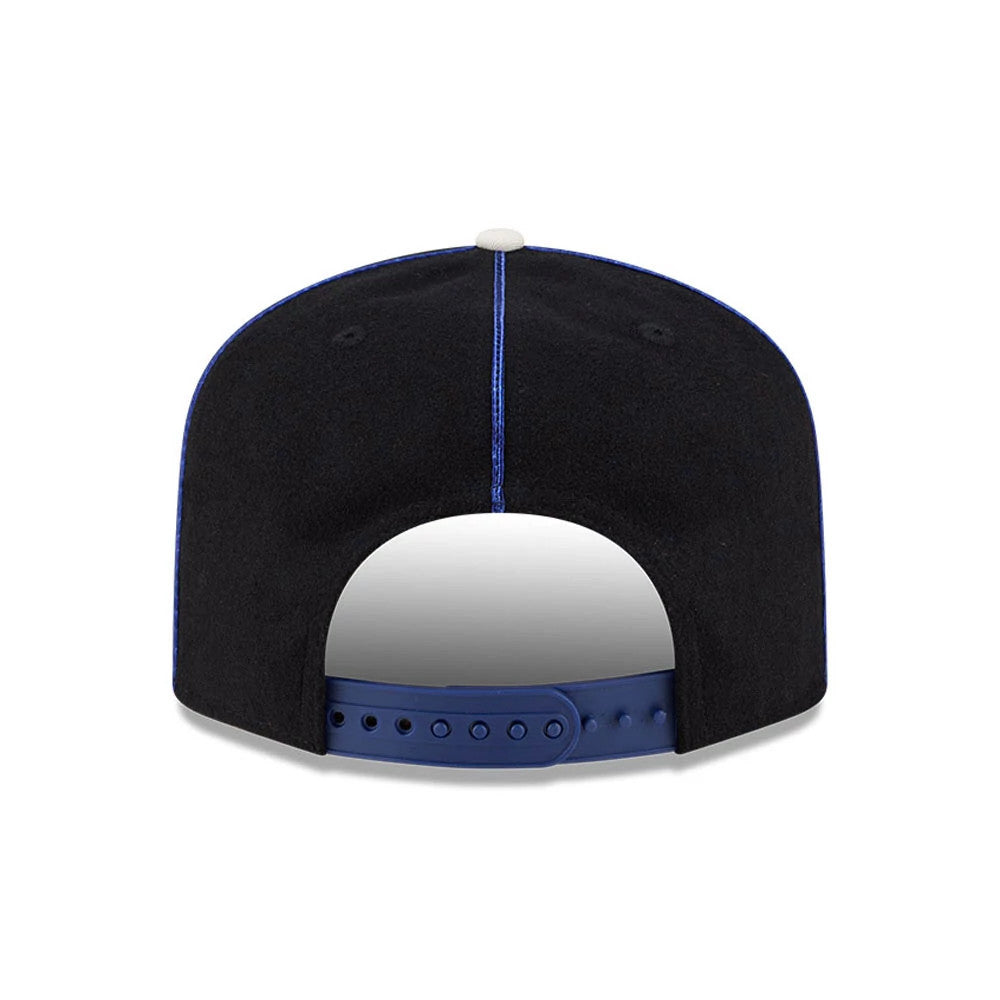 Pictured is this MLB Felt Logo LA Dodgers 19TWENTY cap in dark blue. 7