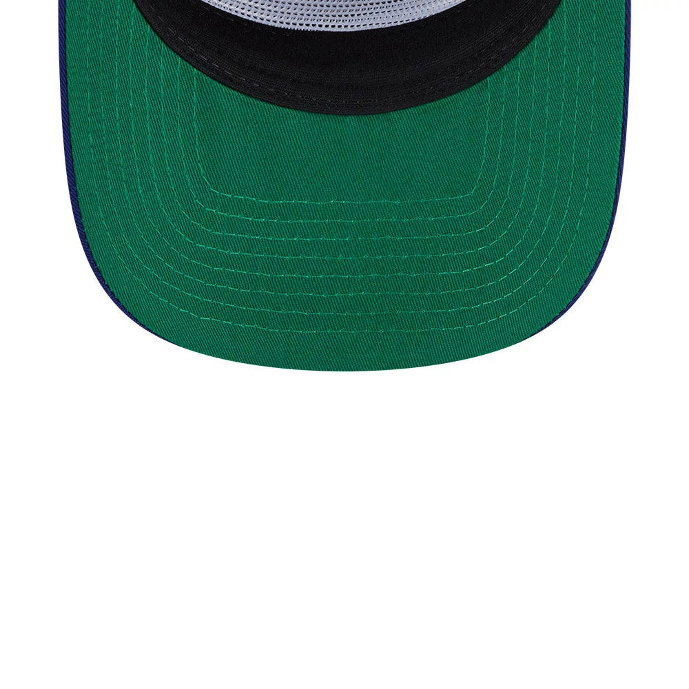 Pictured is this MLB Felt Logo LA Dodgers 19TWENTY cap in dark blue. 2