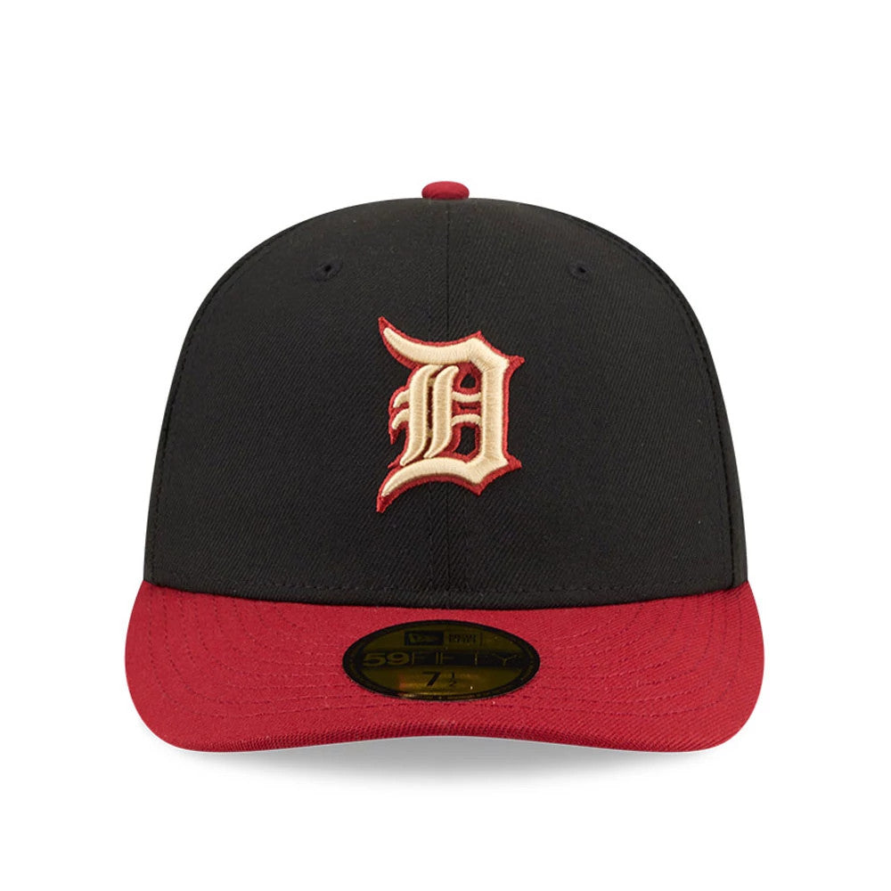 Pictured is this MLB Team Cards Detroit Tigers 59FIFTY Fitted cap in black. 3