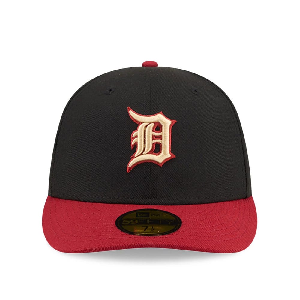 Pictured is this MLB Team Cards Detroit Tigers 59FIFTY Fitted cap in black. 3
