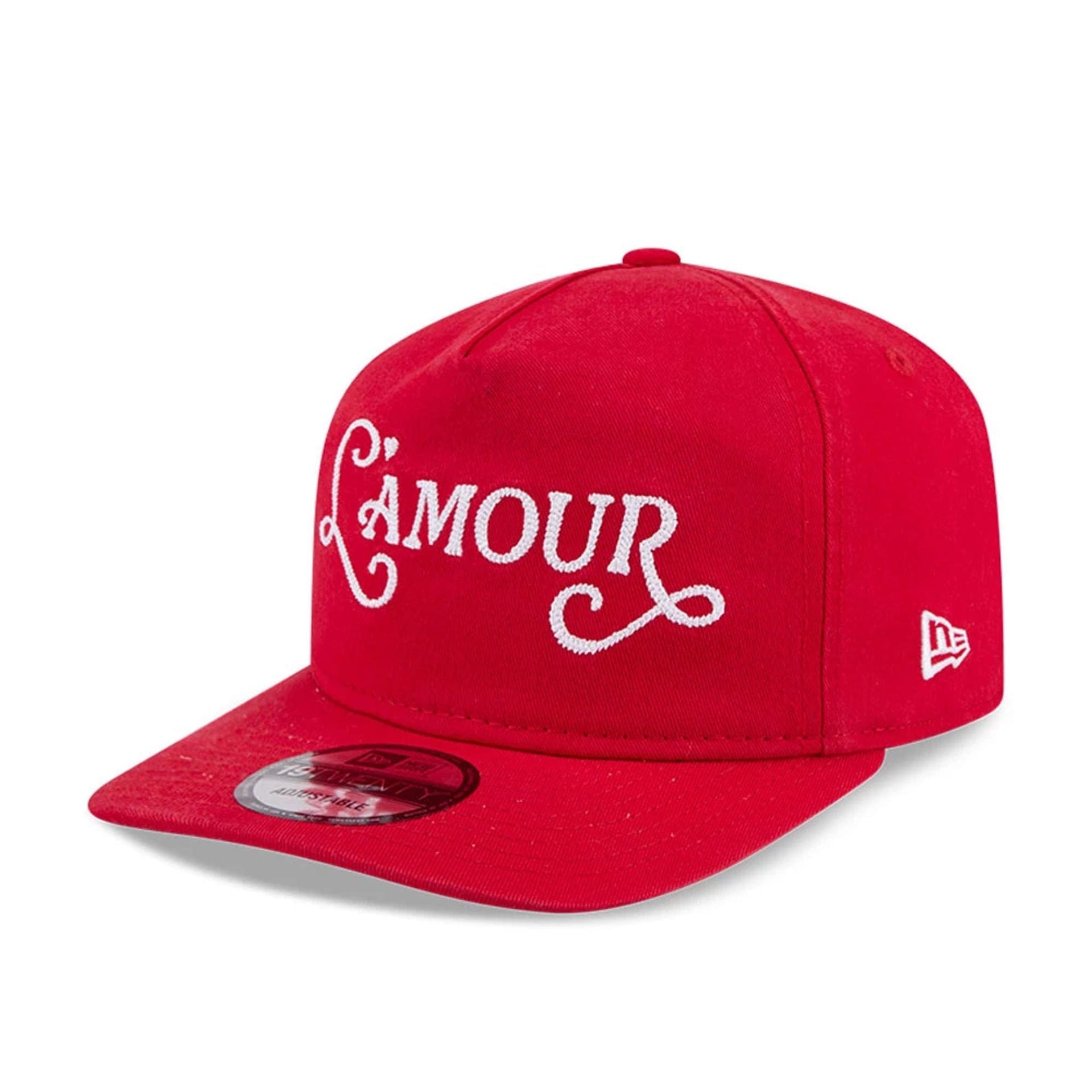 Pictured is this New Era Lamour 19TWENTY cap in red. 1
