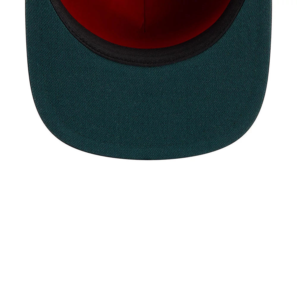 Pictured is this NFL Chiseled Embroidery San Francisco 49ers 59FIFTY A-Frame Fitted cap in black. 2