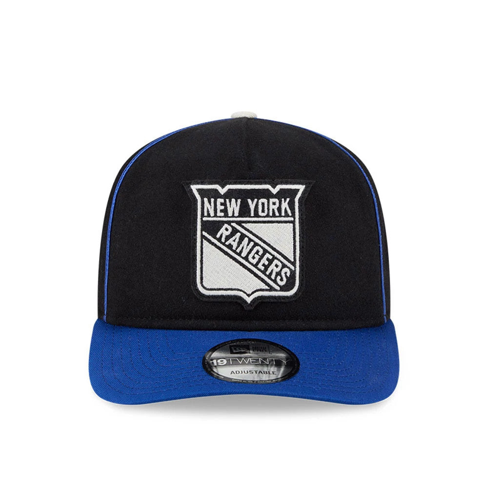 Pictured is this NHL Felt Logo New York Rangers 19TWENTY cap in blue. 3