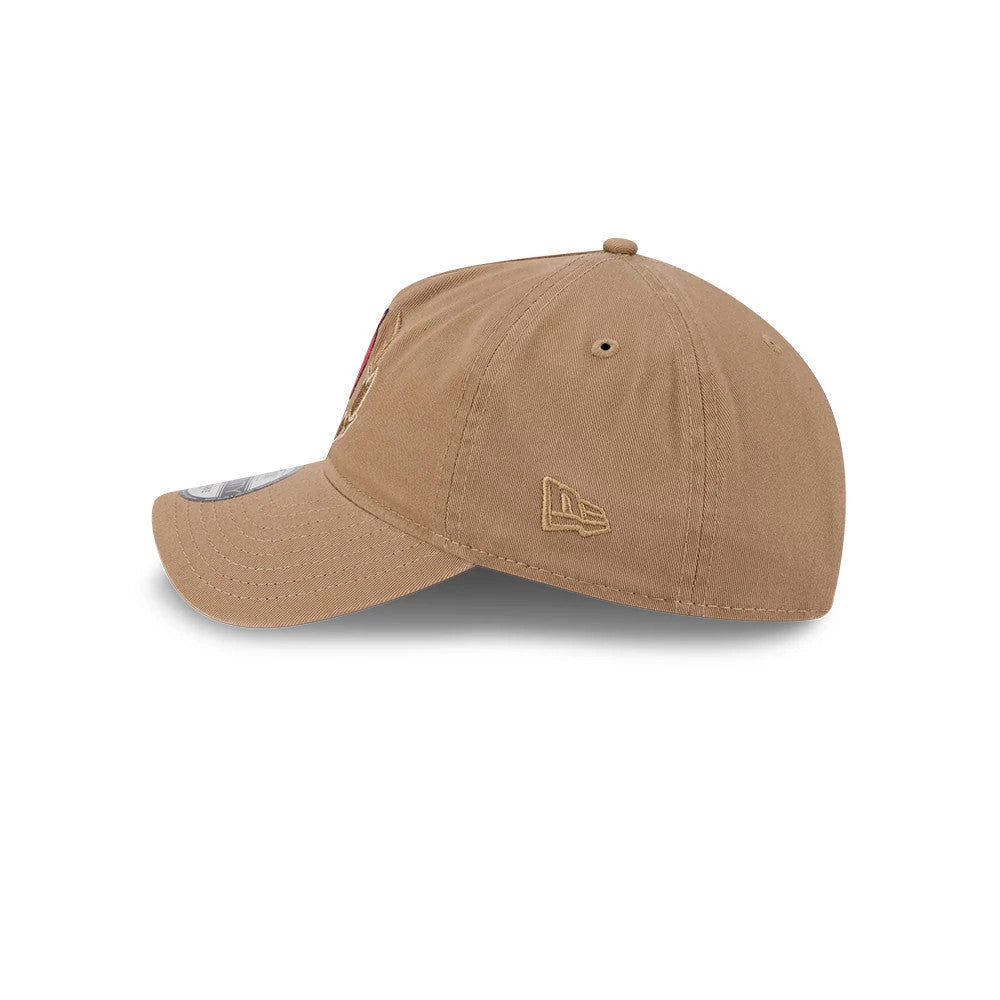 Pictured is this Tom & Jerry True Love 9TWENTY A-Frame cap in Beige. 4