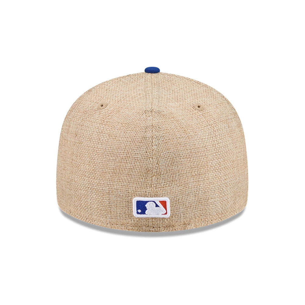 Pictured is this MLB Twine New York Mets 59FIFTY Fitted cap in blue. 7