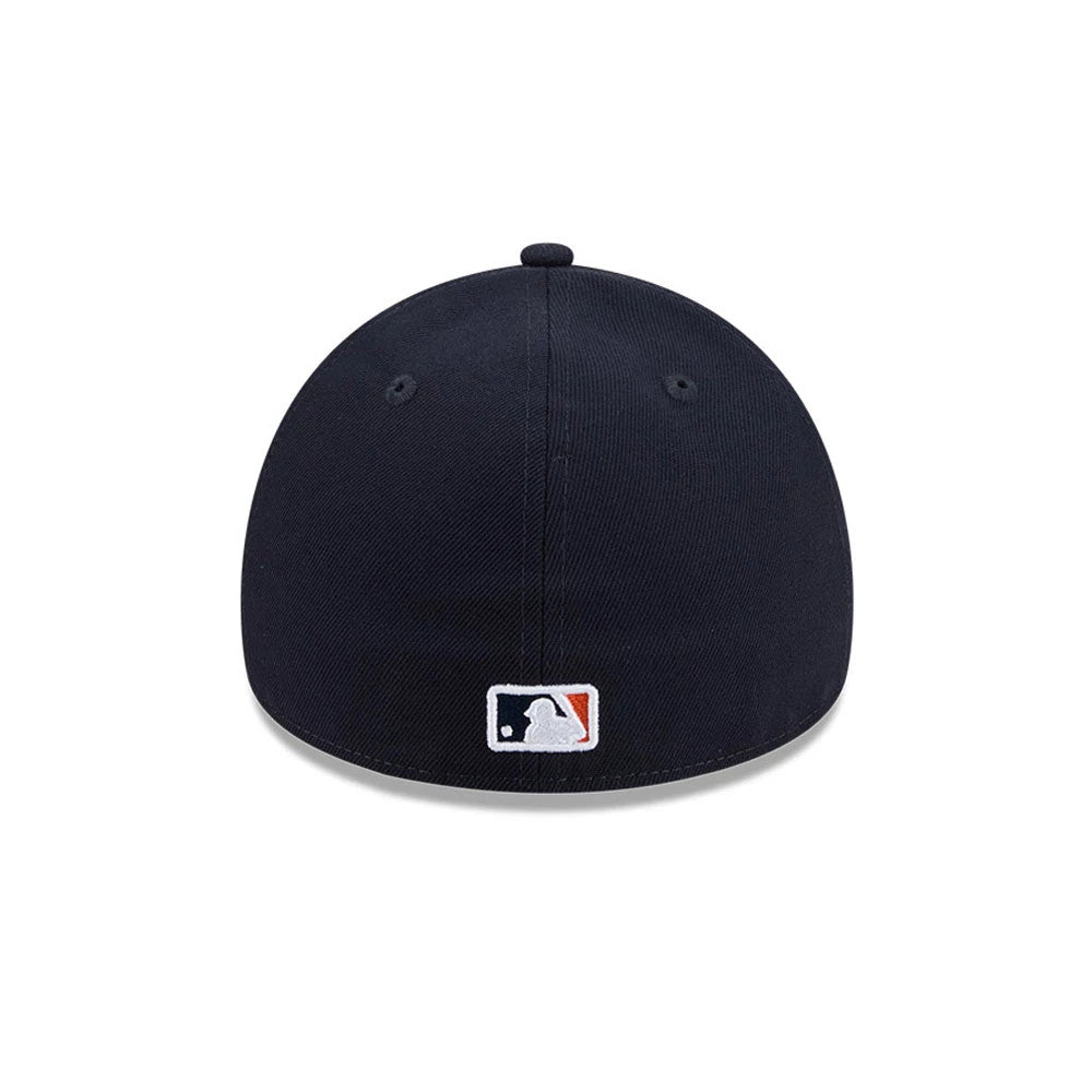 Pictured is this MLB Team Side Houston Astros 59FORTY A-Frame Fitted cap in navy. 7