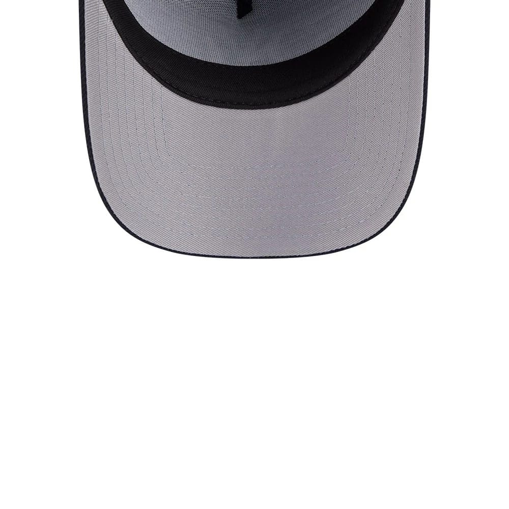 Pictured is this MLB Team Side New York Yankees 59FORTY A-Frame Fitted cap in navy. 2