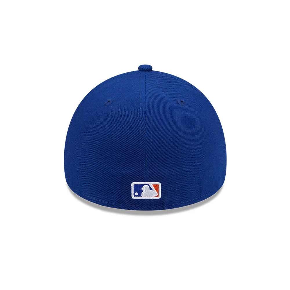 Pictured is this MLB Team Side New York Mets 59FORTY A-Frame Fitted cap in blue. 7