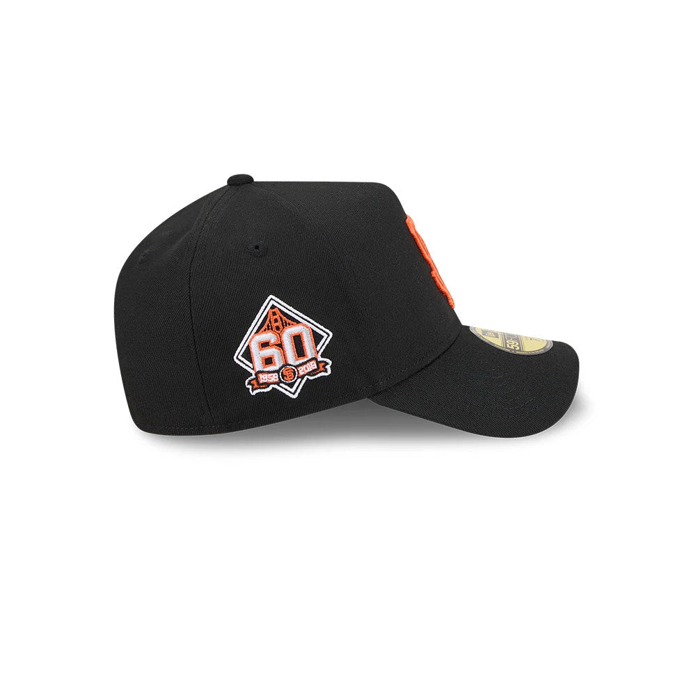 Pictured is this MLB Team Side San Francisco Giants 59FORTY A-Frame Fitted cap in black. 7