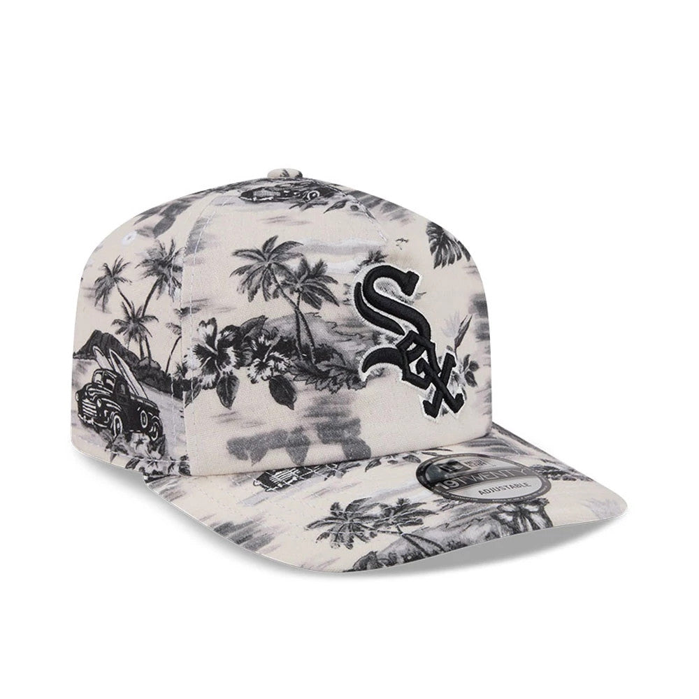 Pictured is this MLB Tropics Chicago White Sox 19TWENTY cap in Cream. 4