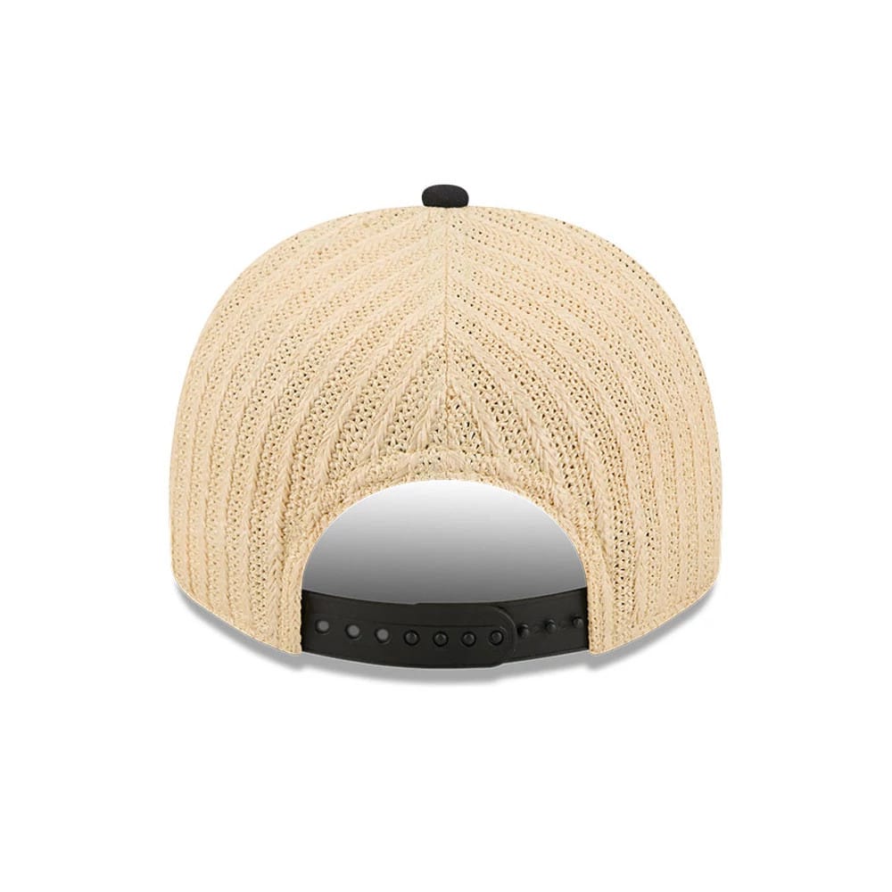 Pictured is this MLB Grained Chicago White Sox 9FIFTY A-Frame Snapback cap in black. 7