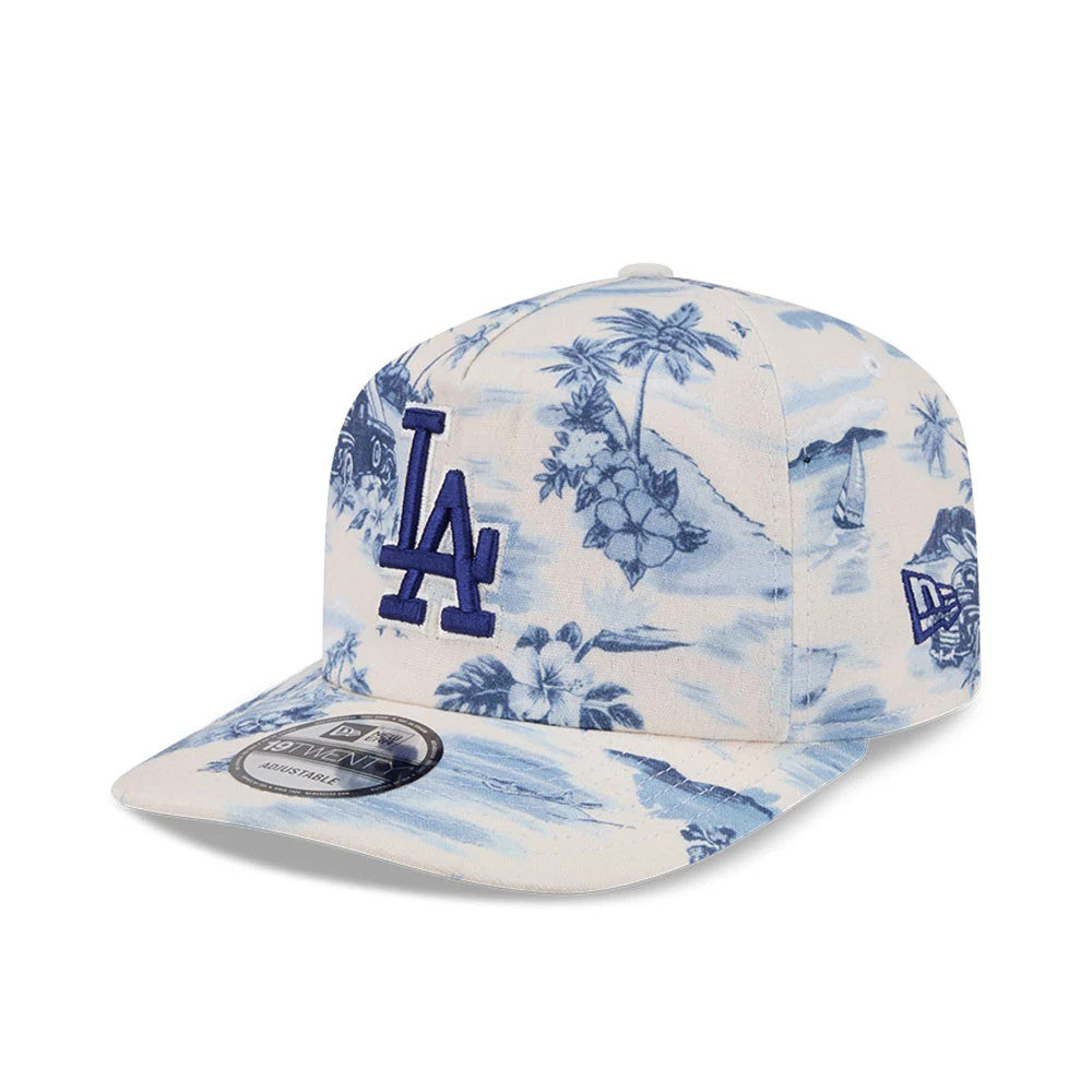 Pictured is this MLB Tropics LA Dodgers 19TWENTY cap in dark blue. 1