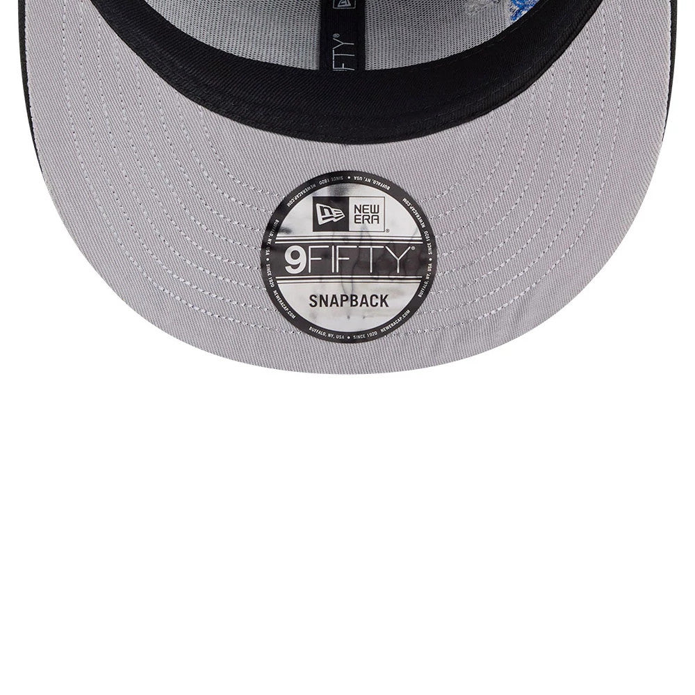 Pictured is this MLB Vissurf Athletics 9FIFTY Snapback cap in black. 2