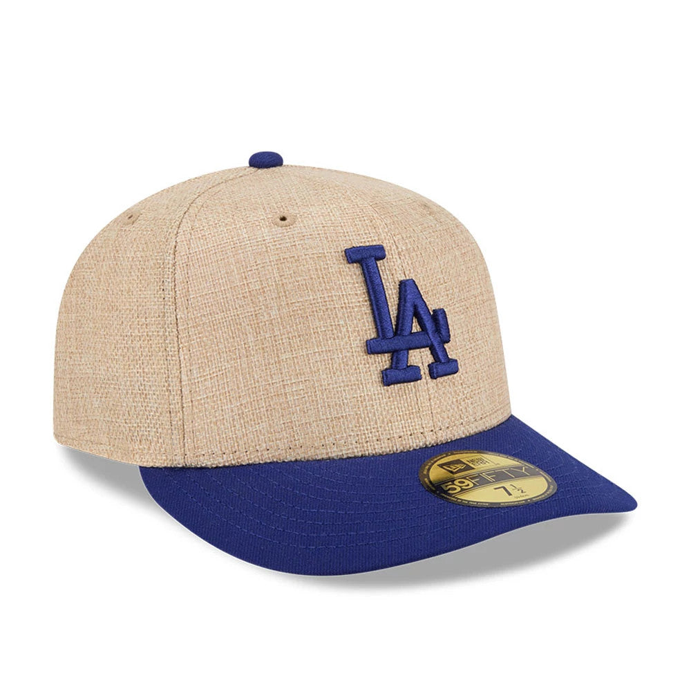 Pictured is this MLB Twine LA Dodgers 59FIFTY Fitted cap in dark blue. 2