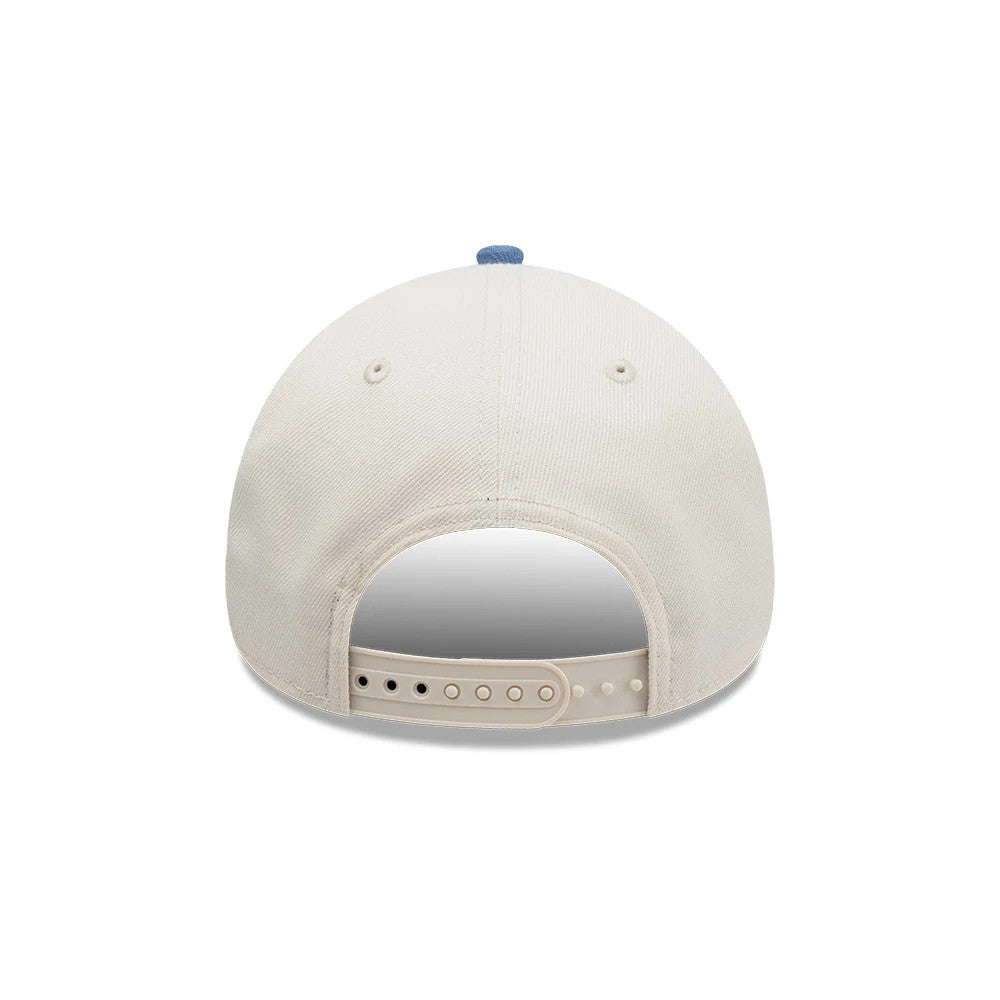 Pictured is this MLB Tagged LA Dodgers 9FORTY A-Frame cap in light beige. 4